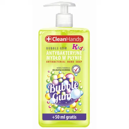 Mydło Antybakteryjne do Rąk dla Dzieci 300ml Bubble Gum CleanHands