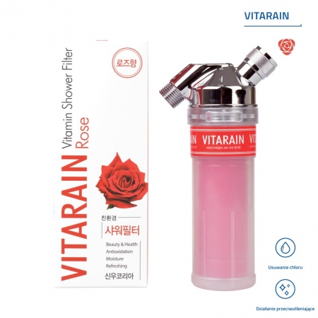 Filtr prysznicowy VITARAIN SPA - Róża