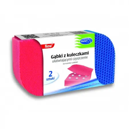 Gąbki z kuleczkami 2szt.