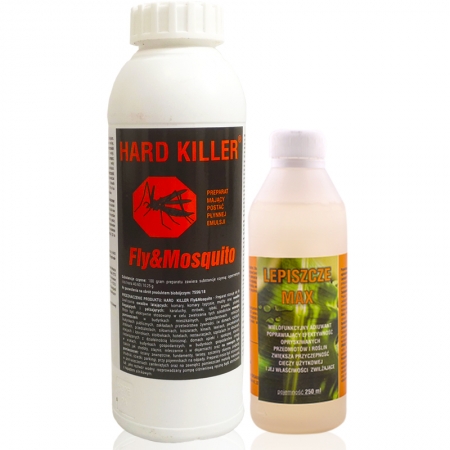 Oprysk na komary, kleszcze Hard Killer 1L + Lepiszcze Max 250ml