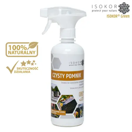 Płyn do Mycia Nagrobków ISOKOR Czysty Pomnik 500ml