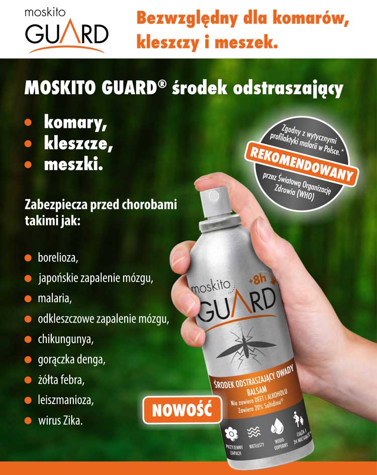 Moskito Guard Spray Repelent na Komary Kleszcze